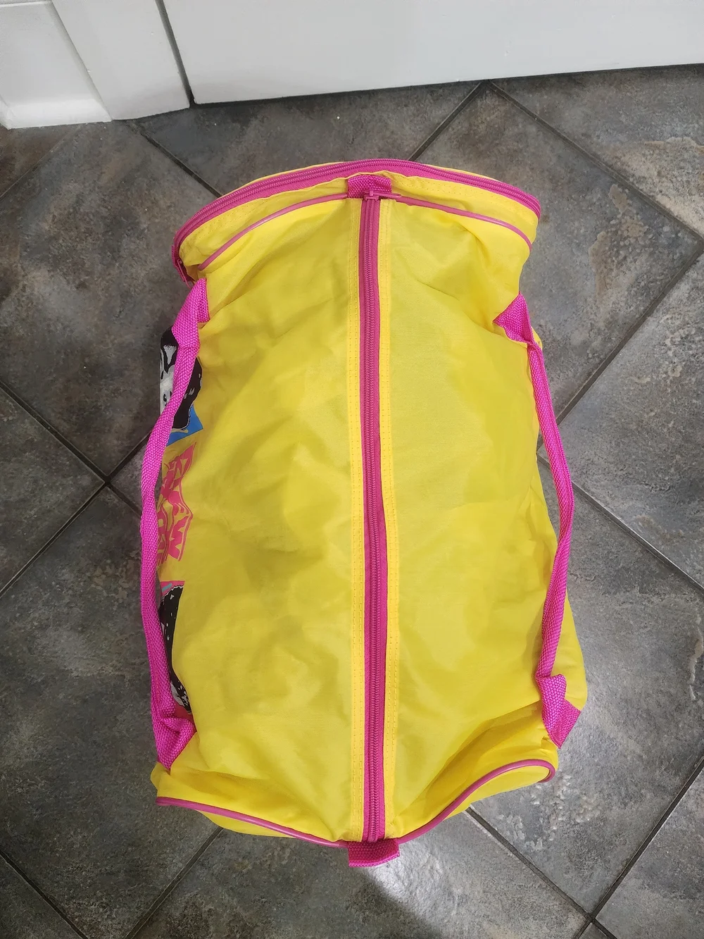 Vintage 1990 New Kids On The Block Overnight Travel Sleeping Bag Case Duffel Bag